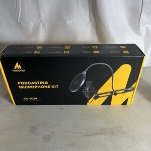 MAONO AU-A04 USB Microphone with AU-MH601 Studio Monitor Headphones Bundle
